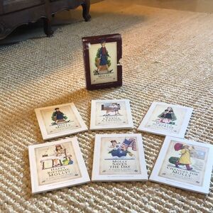 FIRST EDITION American Girl Molly McIntire box set of 6 rare books with case.